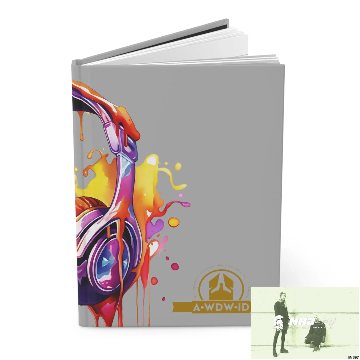 A1 Who Dares Wins ID Melting Headset Hardcover Journal Matte Journal Paper products