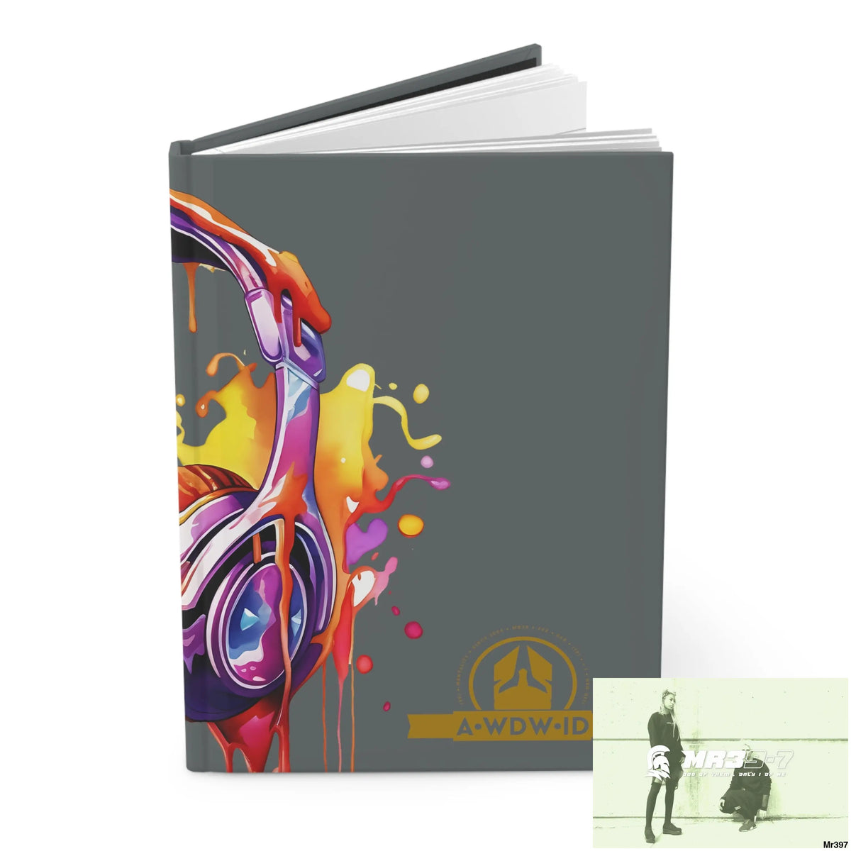 A1 Who Dares Wins ID Melting Headset Hardcover Journal Matte Journal Paper products