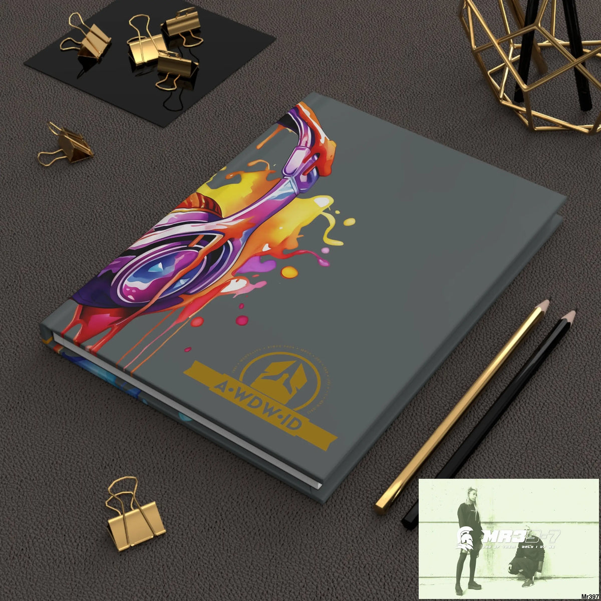 A1 Who Dares Wins ID Melting Headset Hardcover Journal Matte Journal Paper products