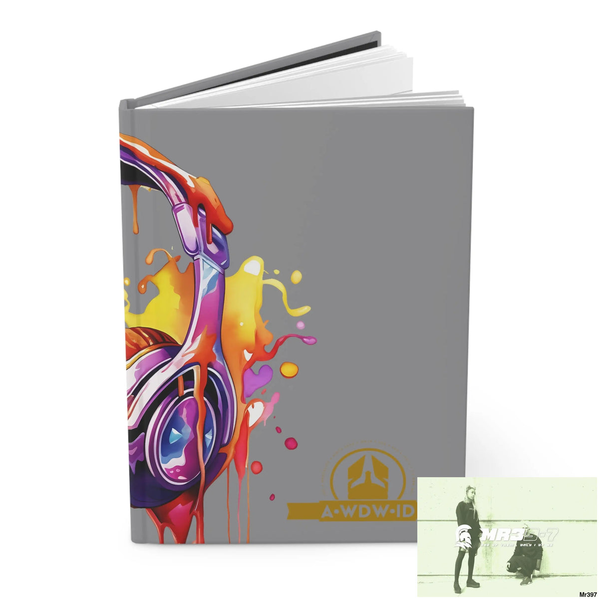 A1 Who Dares Wins ID Melting Headset Hardcover Journal Matte Journal Paper products