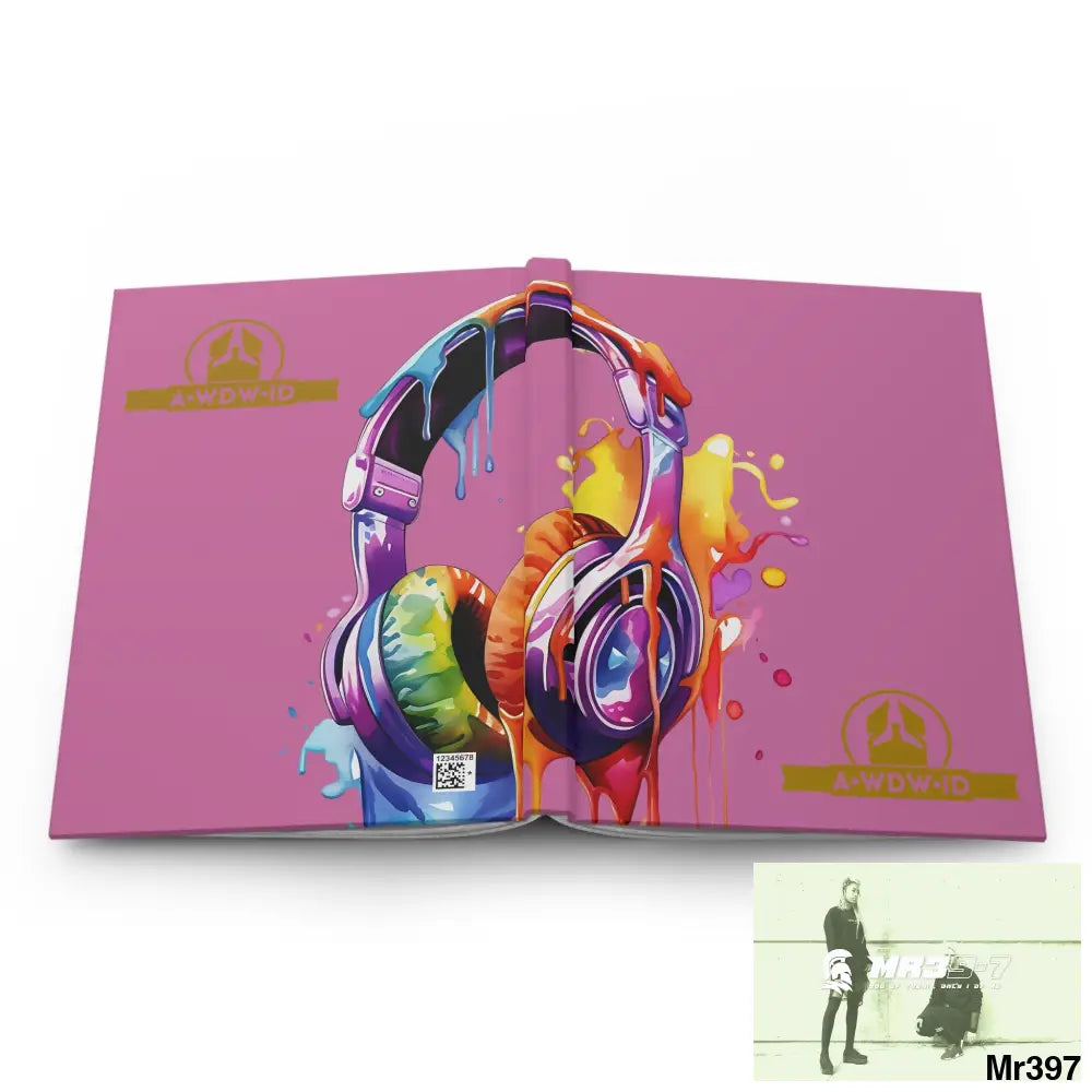 A1 Who Dares Wins ID Melting Headset Hardcover Journal Matte Journal Paper products