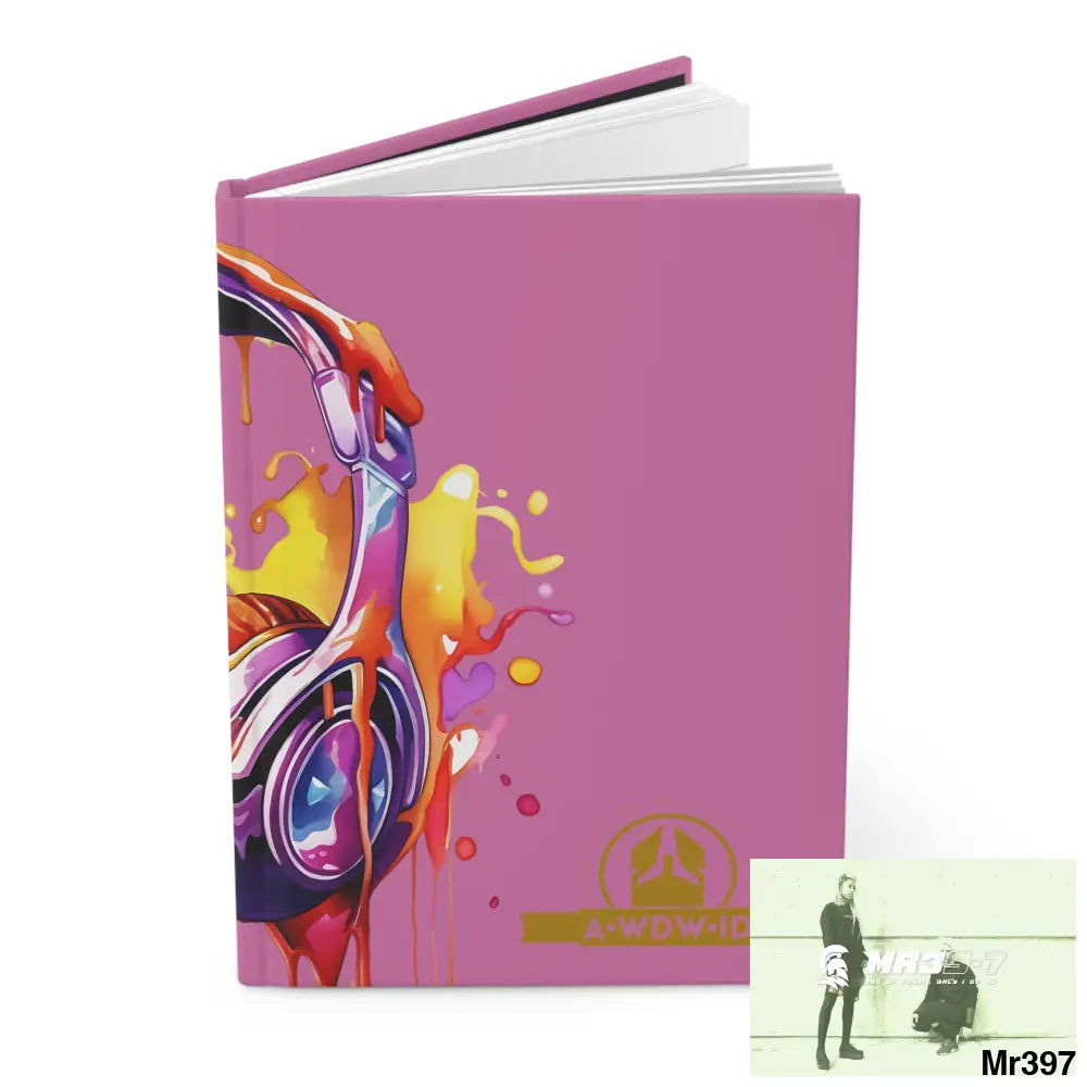A1 Who Dares Wins ID Melting Headset Hardcover Journal Matte Journal Paper products
