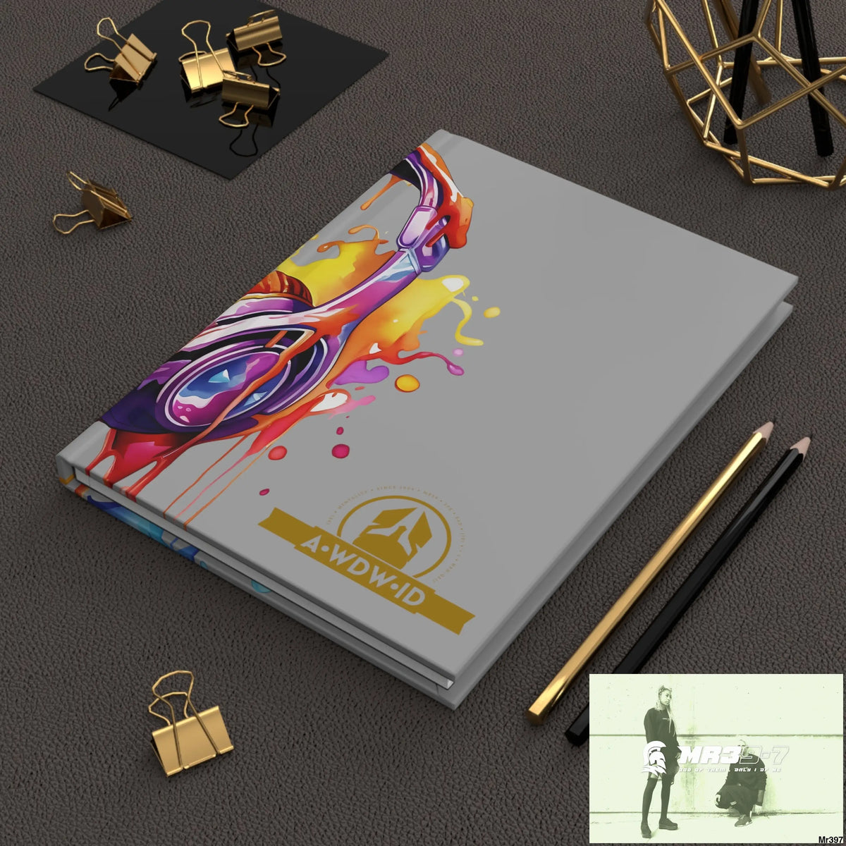 A1 Who Dares Wins ID Melting Headset Hardcover Journal Matte Journal Paper products