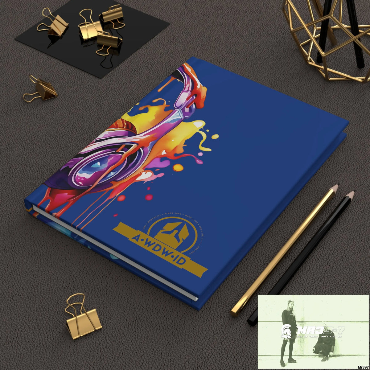 A1 Who Dares Wins ID Melting Headset Hardcover Journal Matte Journal Paper products