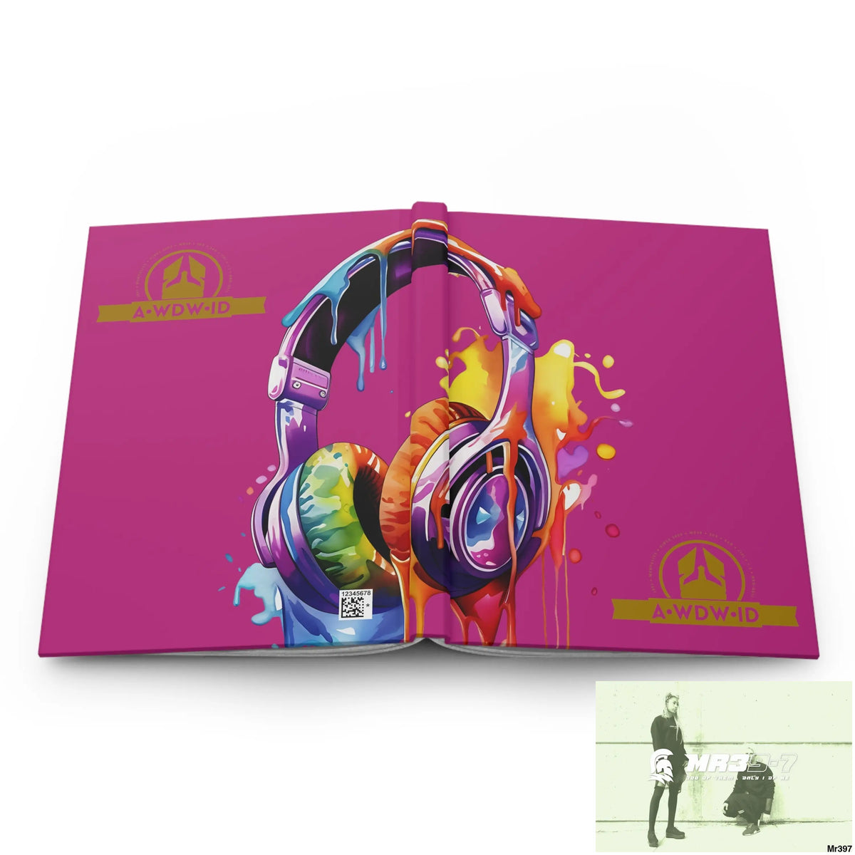 A1 Who Dares Wins ID Melting Headset Hardcover Journal Matte Journal Paper products