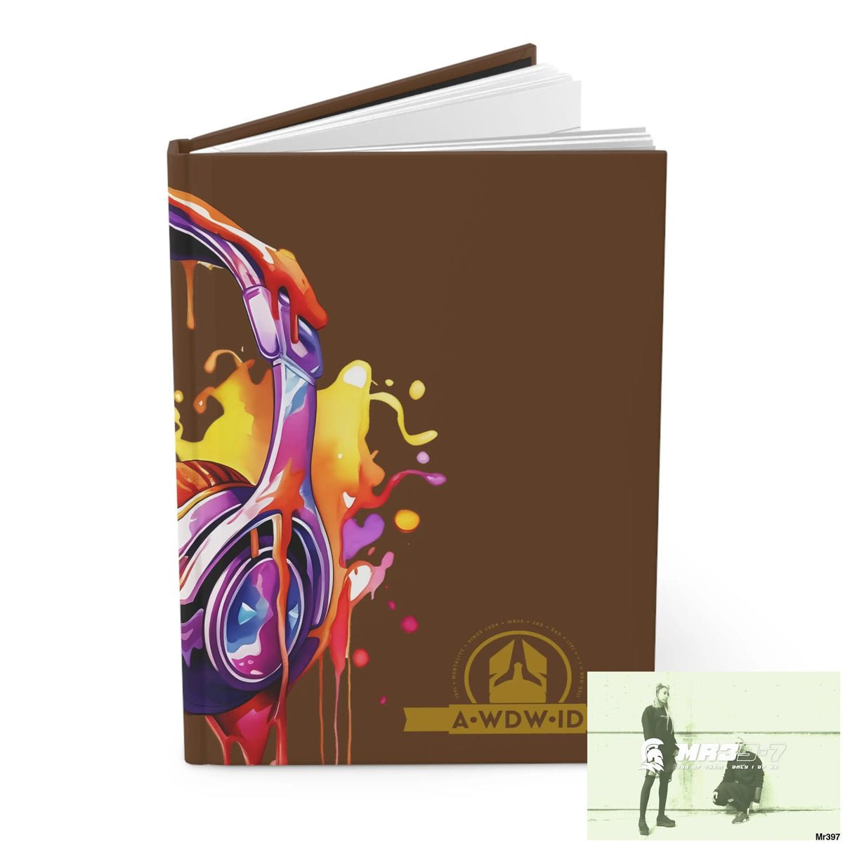 A1 Who Dares Wins ID Melting Headset Hardcover Journal Matte Journal Paper products