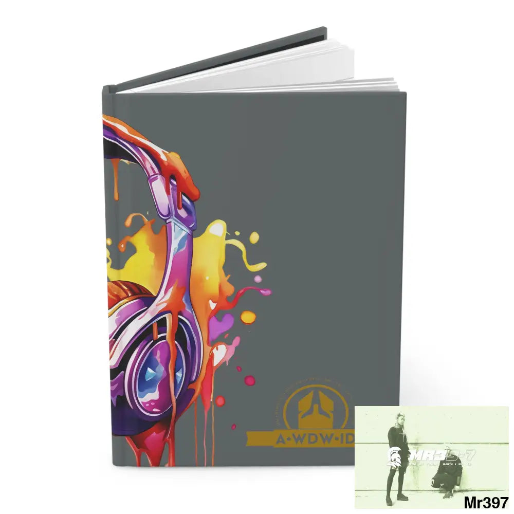 A1 Who Dares Wins ID Melting Headset Hardcover Journal Matte Journal Paper products