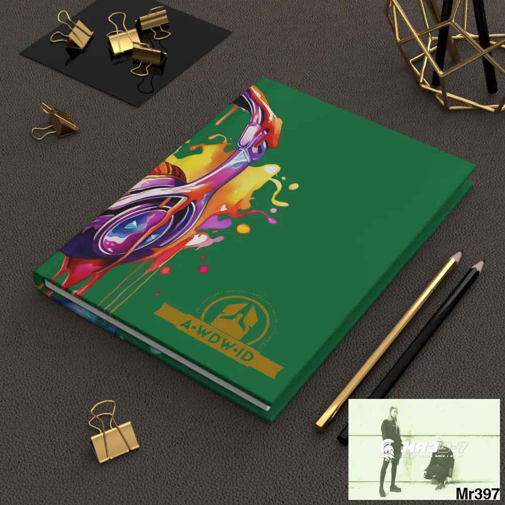 A1 Who Dares Wins ID Melting Headset Hardcover Journal Matte Journal Paper products