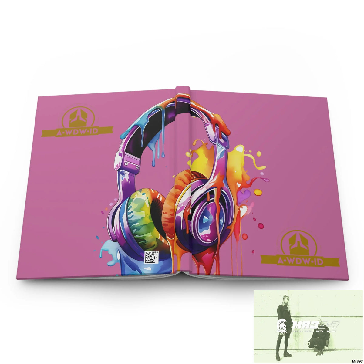 A1 Who Dares Wins ID Melting Headset Hardcover Journal Matte Journal Paper products