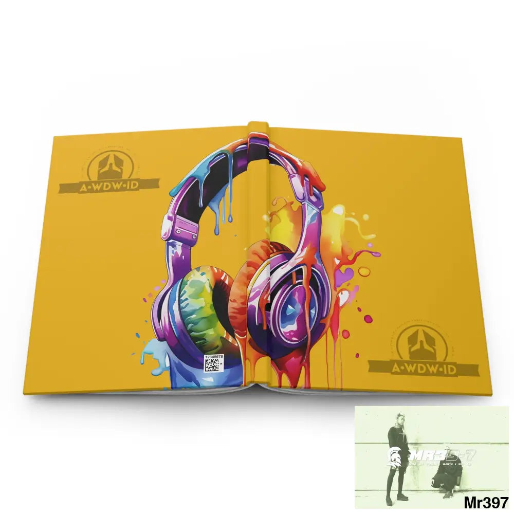 A1 Who Dares Wins ID Melting Headset Hardcover Journal Matte Journal Paper products