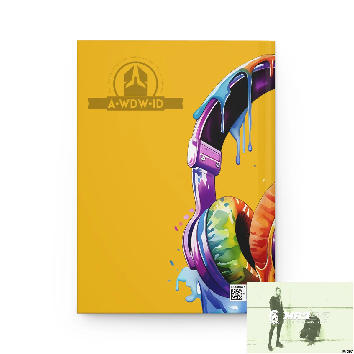 A1 Who Dares Wins ID Melting Headset Hardcover Journal Matte Journal Paper products