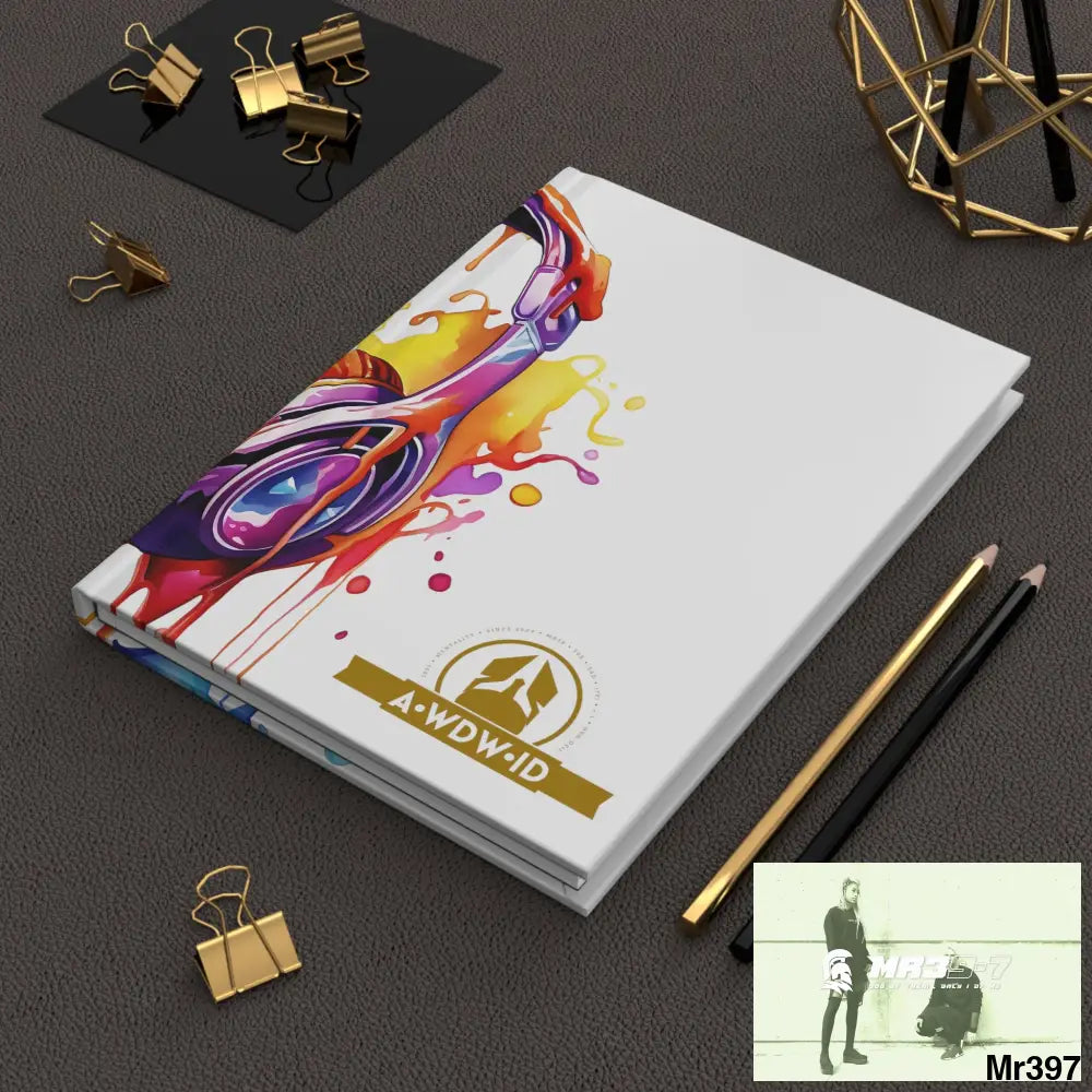 A1 Who Dares Wins ID Melting Headset Hardcover Journal Matte Journal Paper products