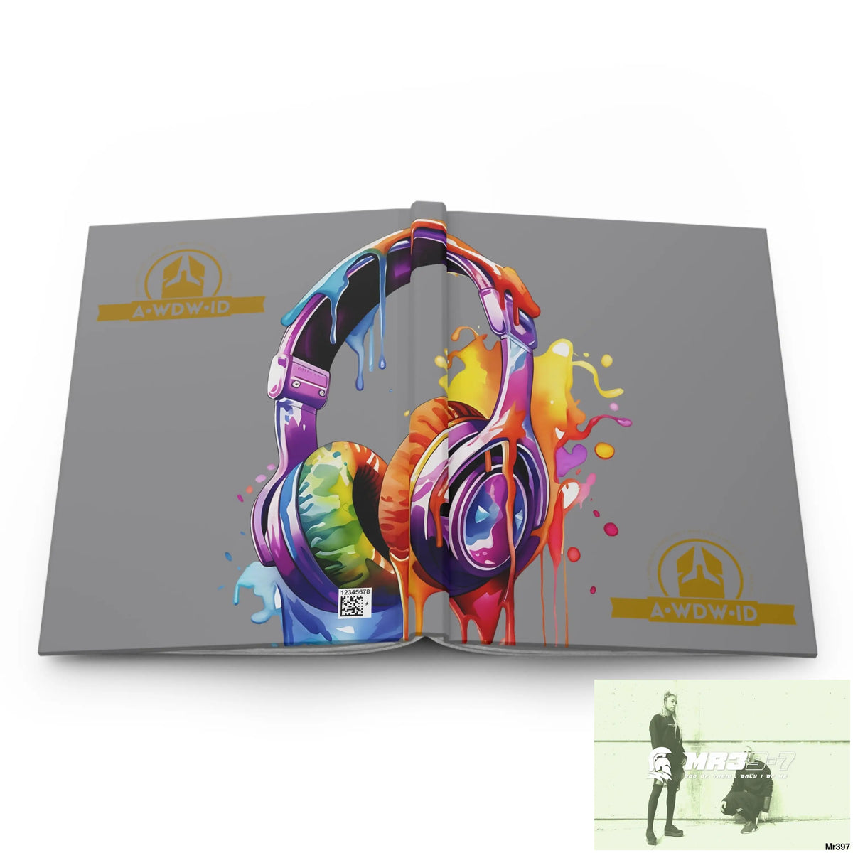 A1 Who Dares Wins ID Melting Headset Hardcover Journal Matte Journal Paper products