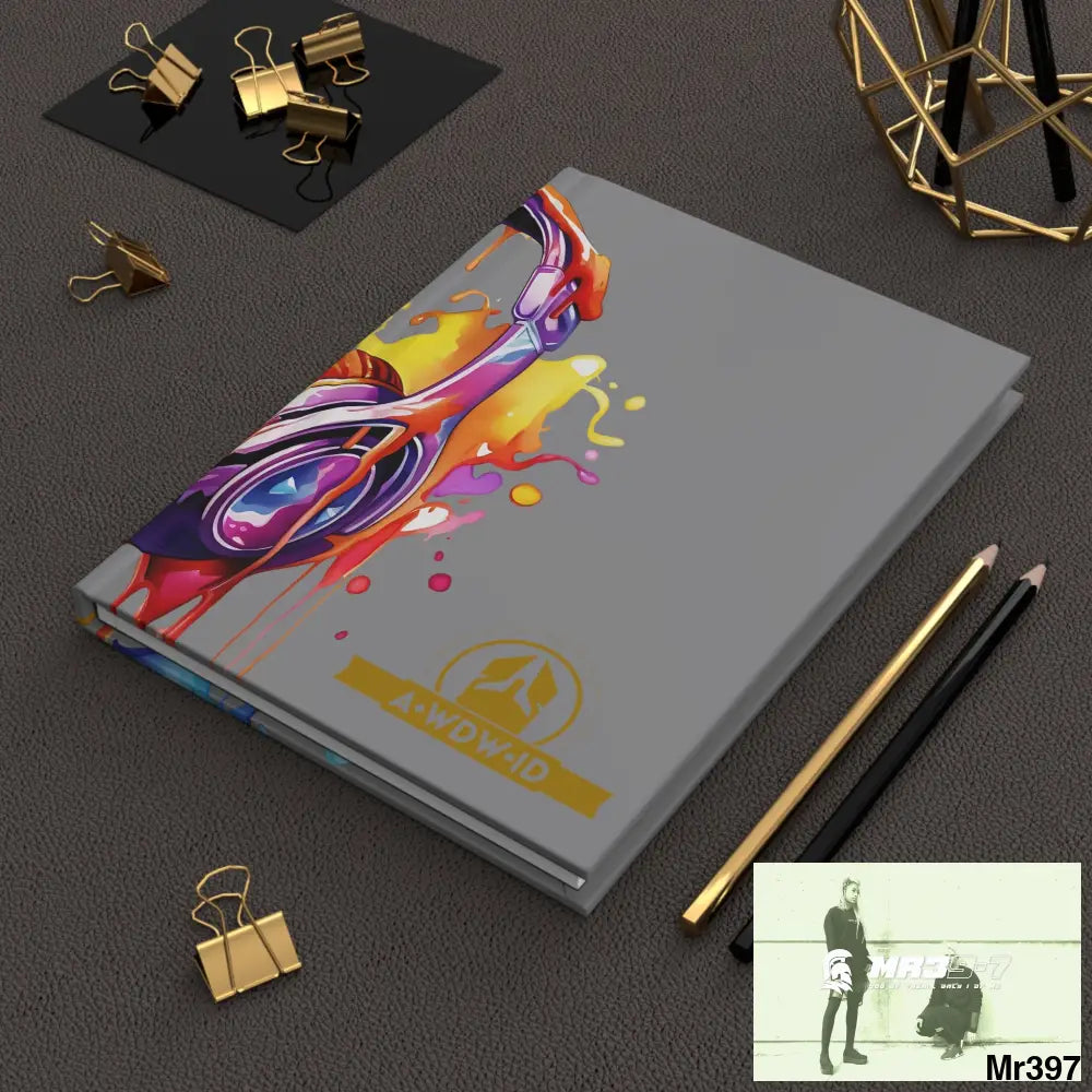 A1 Who Dares Wins ID Melting Headset Hardcover Journal Matte Journal Paper products