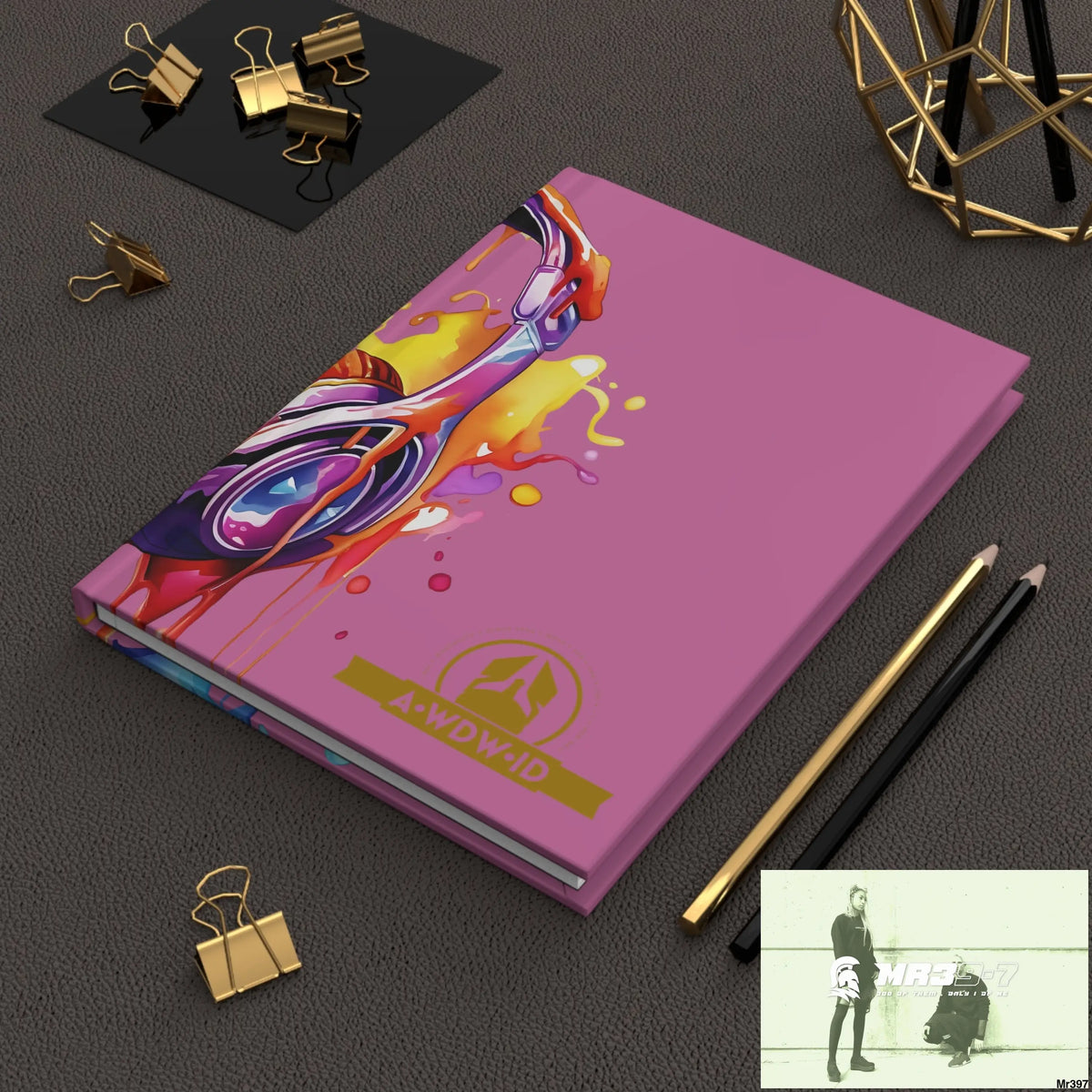 A1 Who Dares Wins ID Melting Headset Hardcover Journal Matte Journal Paper products
