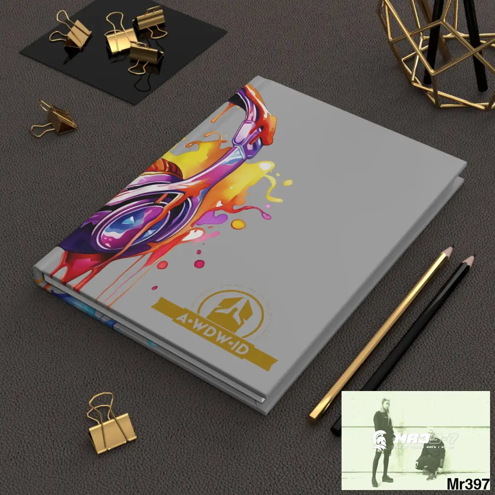 A1 Who Dares Wins ID Melting Headset Hardcover Journal Matte Journal Paper products