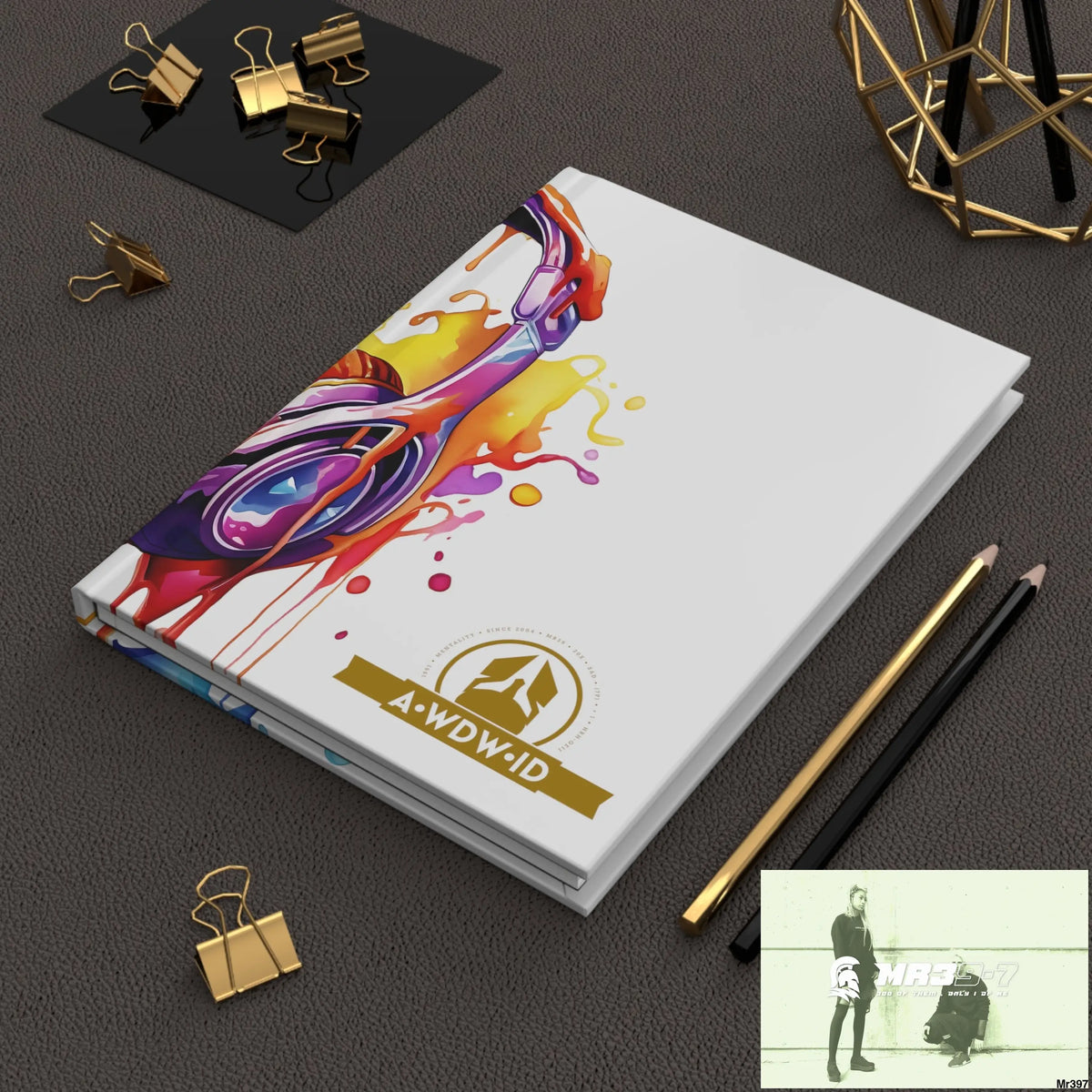 A1 Who Dares Wins ID Melting Headset Hardcover Journal Matte Journal Paper products