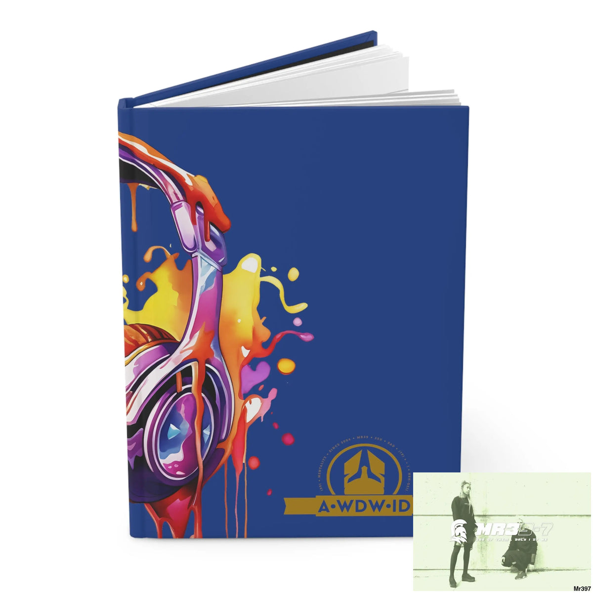 A1 Who Dares Wins ID Melting Headset Hardcover Journal Matte Journal Paper products