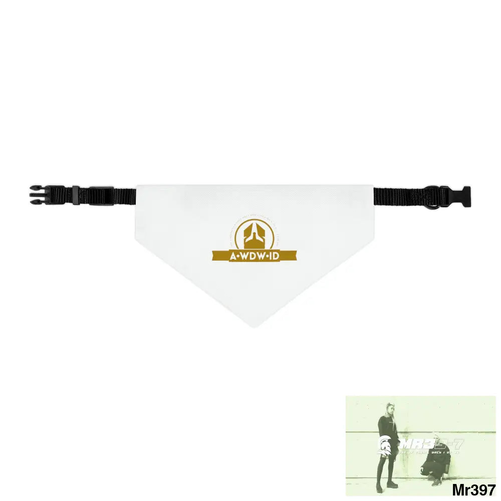A1-Who Dares Wins ID Pet Bandana Collar Pets