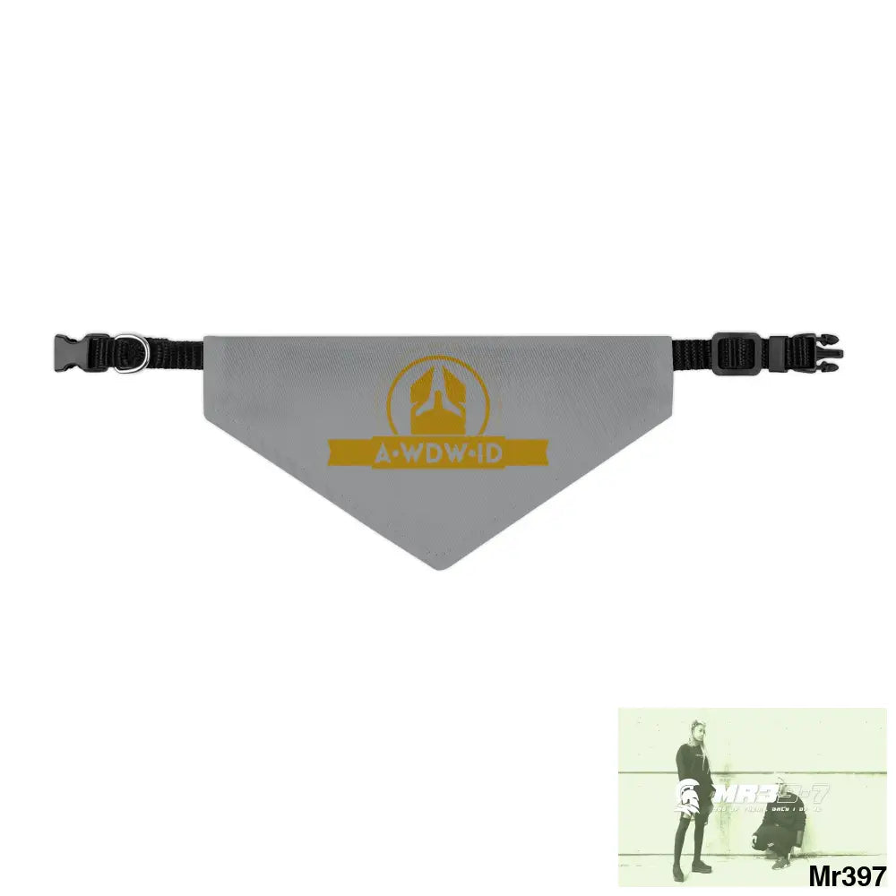 A1-Who Dares Wins ID Pet Bandana Collar Pets