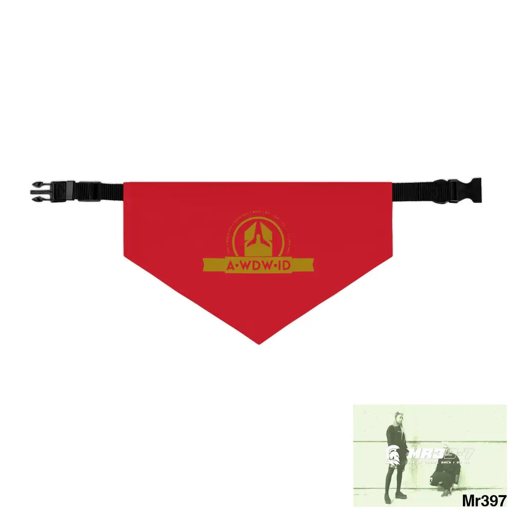 A1-Who Dares Wins ID Pet Bandana Collar Pets