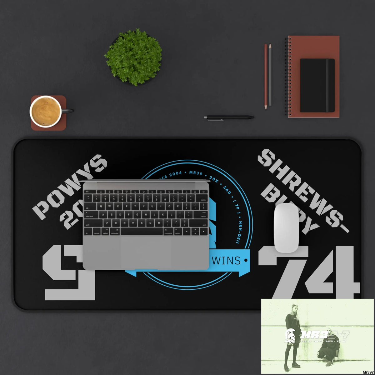 A1-Who Dares Wins ID Powys ro Shrewsbury 2016 Desk Mat Home Decor
