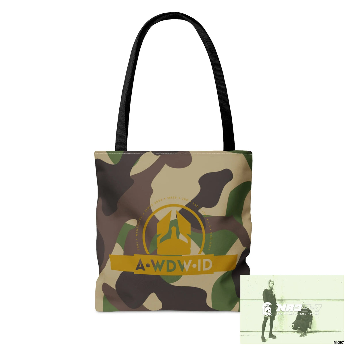 A1-Who Dares Wins ID RSF Camo Tote Bag (AOP) Bags