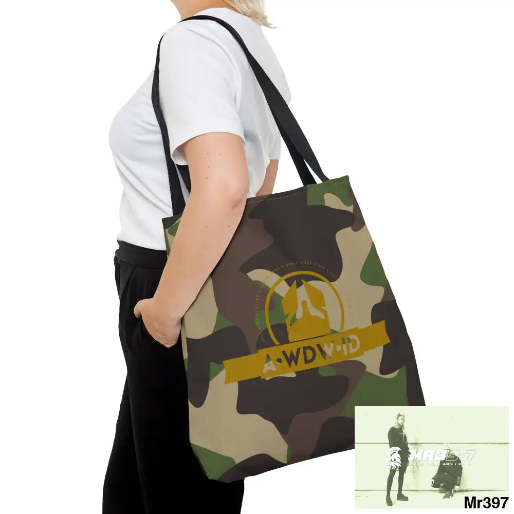A1-Who Dares Wins ID RSF Camo Tote Bag (AOP) Bags