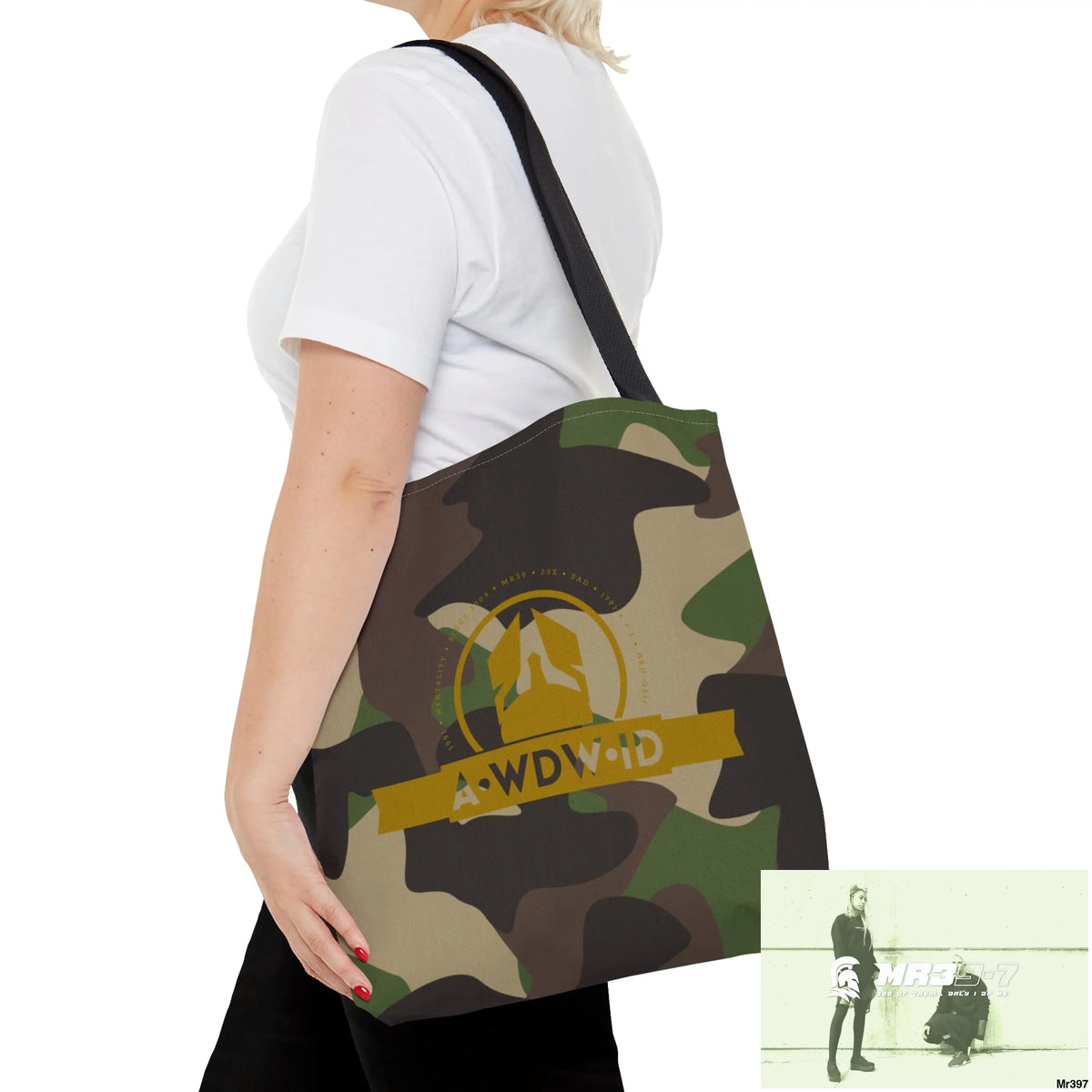 A1-Who Dares Wins ID RSF Camo Tote Bag (AOP) Bags