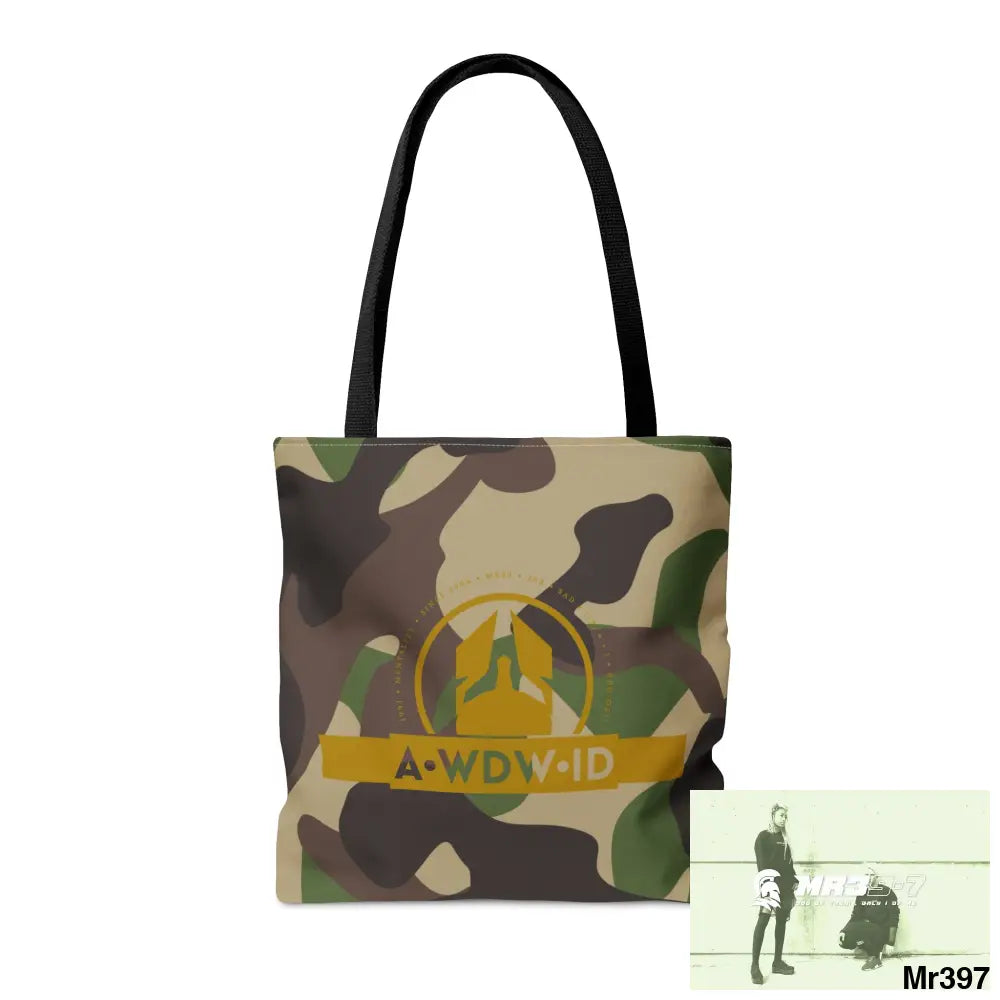 A1-Who Dares Wins ID RSF Camo Tote Bag (AOP) Bags