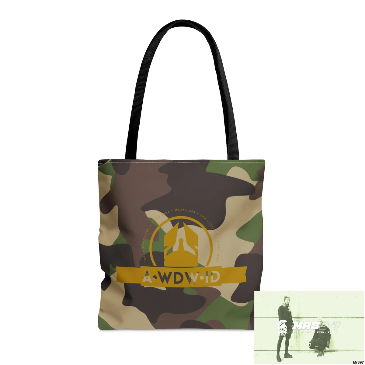 A1-Who Dares Wins ID RSF Camo Tote Bag (AOP) Medium Bags