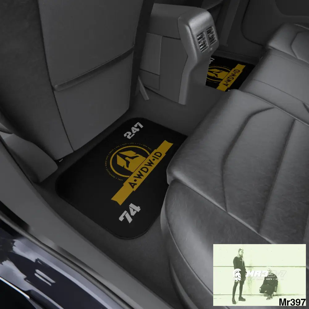 A1-Who Dares Wins ID RSF Car Mats (2x Rear) 2x Rear mats Accessories