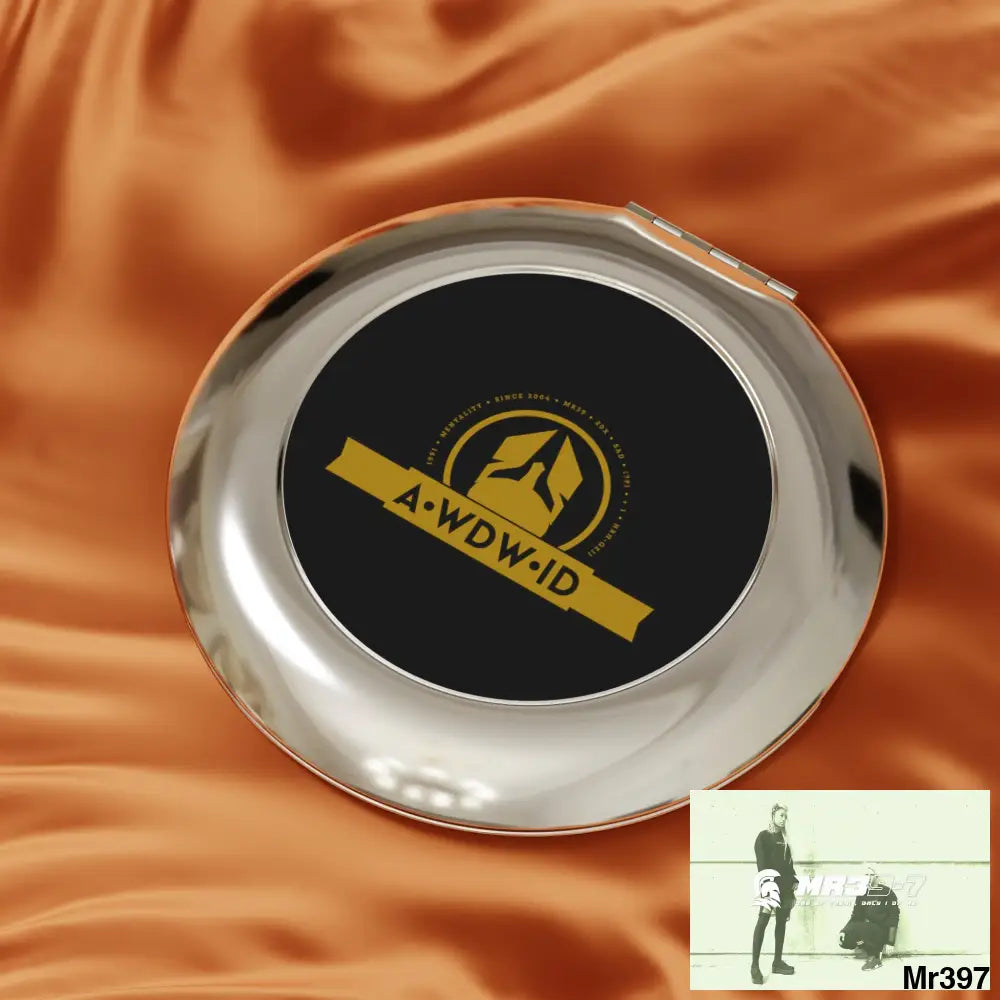 A1 Who Dares Wins ID RSF Compact Travel Mirror Silver / Glossy / One size Accessories
