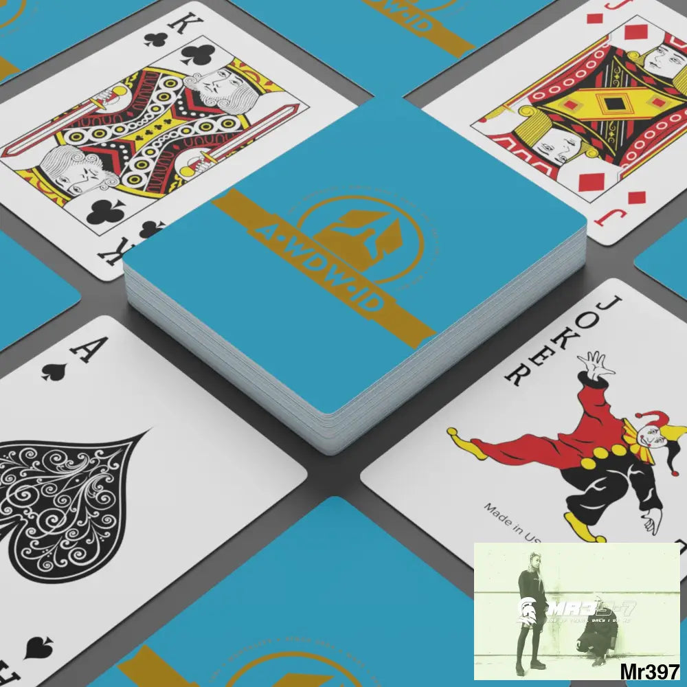 A1-Who Dares Wins ID RSF Custom Poker Cards 2.47’’ x 3.47’’ / White / Semi Glossy Paper products