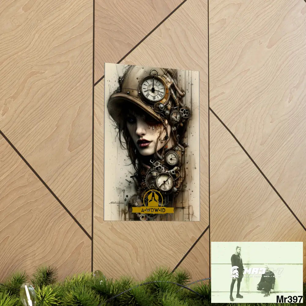 A1 Who Dares Wins ID RSF Gothic Animal SuperResolution Graphic Matte Vertical Posters Poster