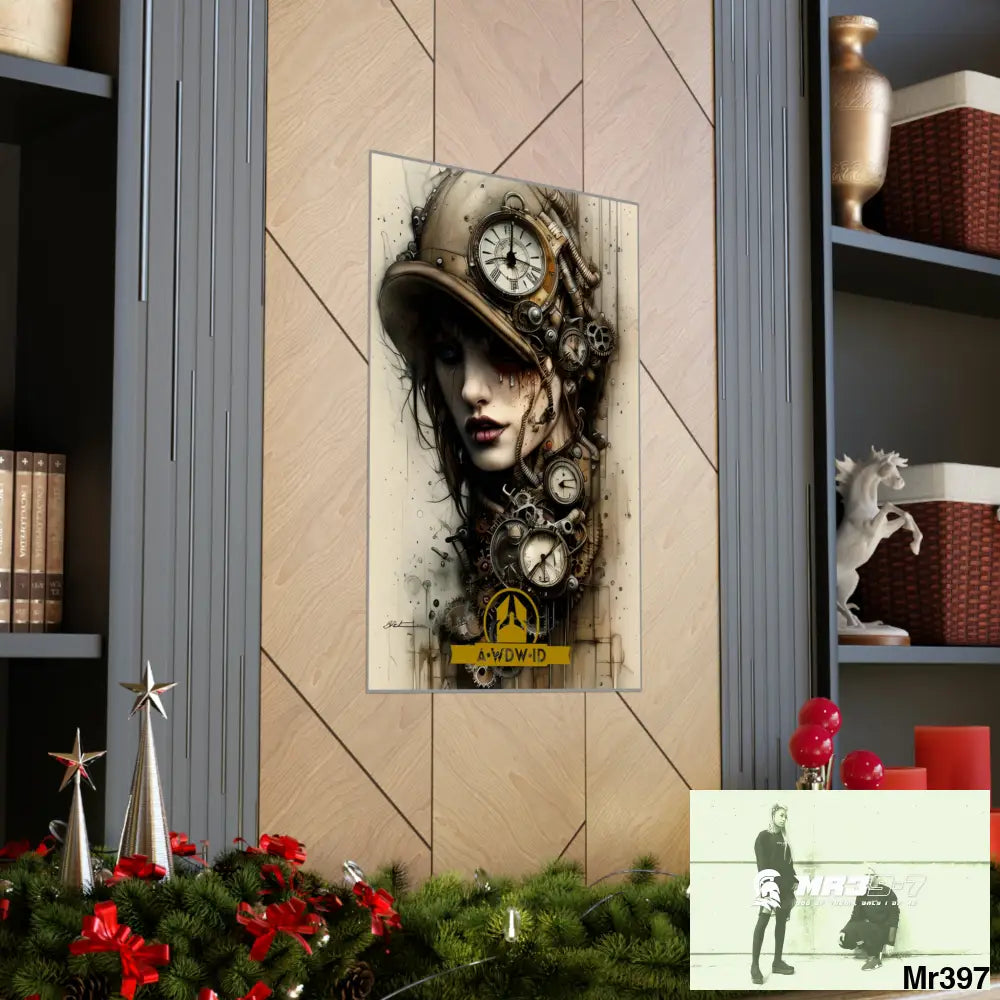 A1 Who Dares Wins ID RSF Gothic Animal SuperResolution Graphic Matte Vertical Posters Poster