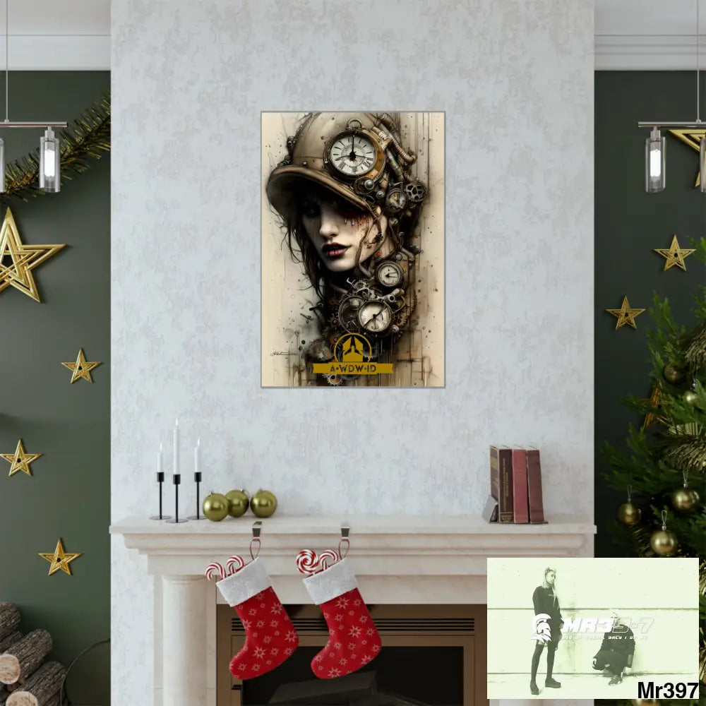 A1 Who Dares Wins ID RSF Gothic Animal SuperResolution Graphic Matte Vertical Posters Poster