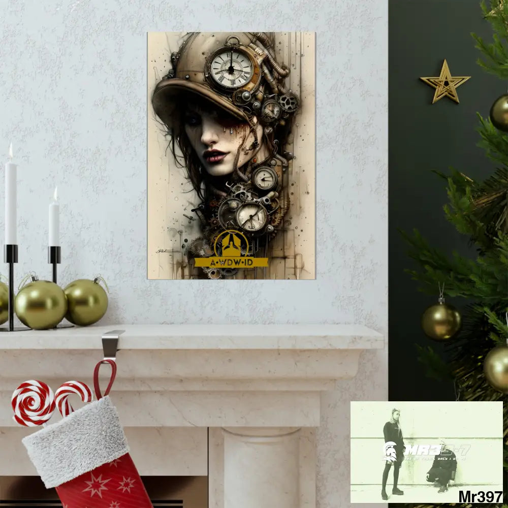 A1 Who Dares Wins ID RSF Gothic Animal SuperResolution Graphic Matte Vertical Posters Poster