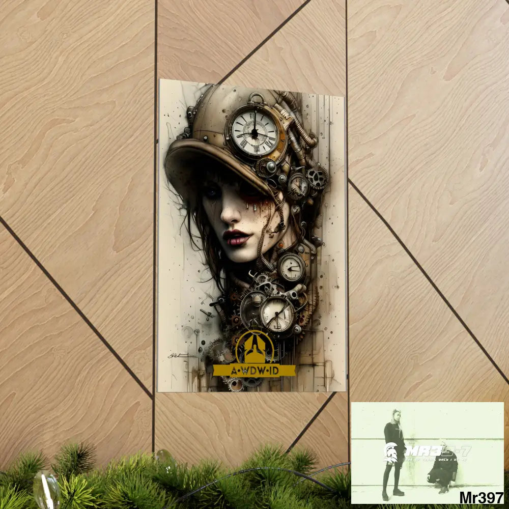 A1 Who Dares Wins ID RSF Gothic Animal SuperResolution Graphic Matte Vertical Posters Poster