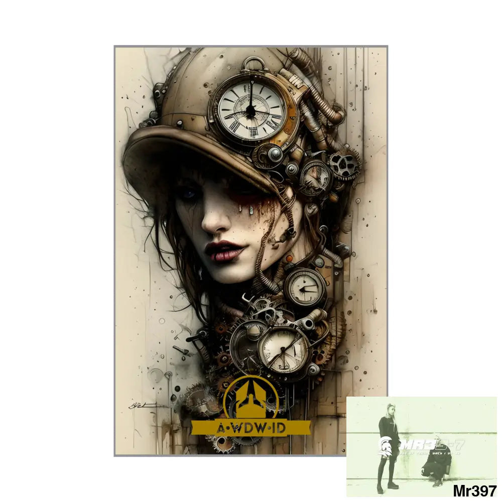 A1 Who Dares Wins ID RSF Gothic Animal SuperResolution Graphic Matte Vertical Posters Poster