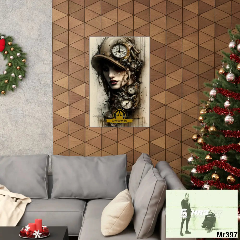 A1 Who Dares Wins ID RSF Gothic Animal SuperResolution Graphic Matte Vertical Posters Poster