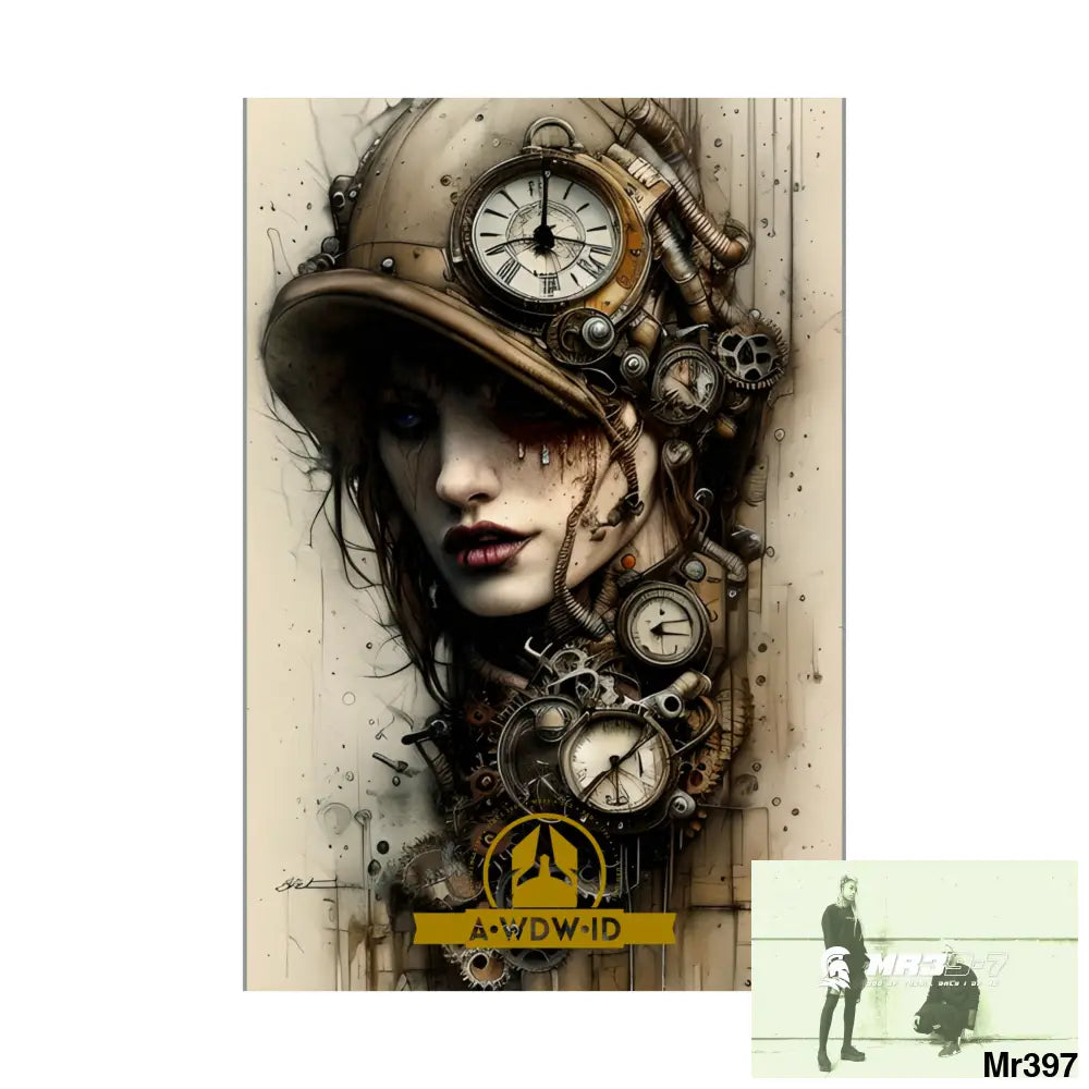 A1 Who Dares Wins ID RSF Gothic Animal SuperResolution Graphic Matte Vertical Posters Poster