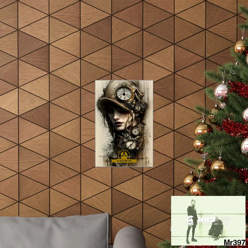 A1 Who Dares Wins ID RSF Gothic Animal SuperResolution Graphic Matte Vertical Posters Poster