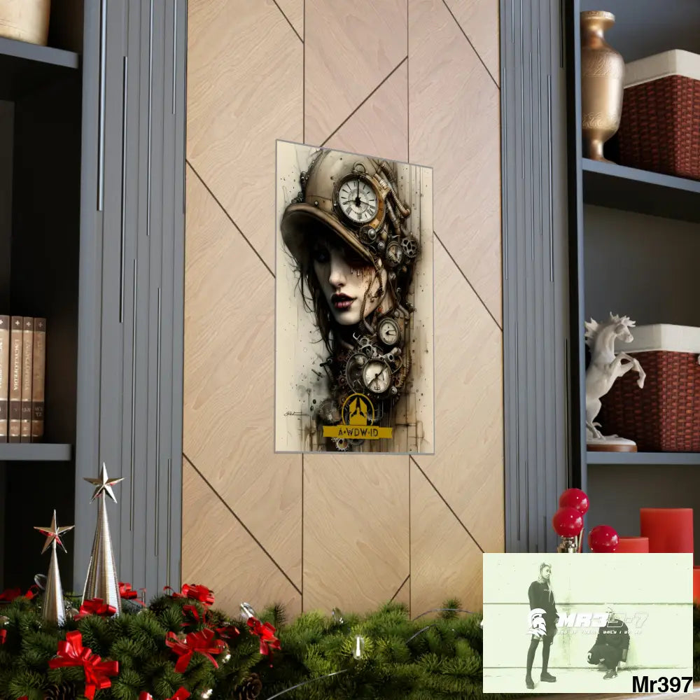 A1 Who Dares Wins ID RSF Gothic Animal SuperResolution Graphic Matte Vertical Posters Poster