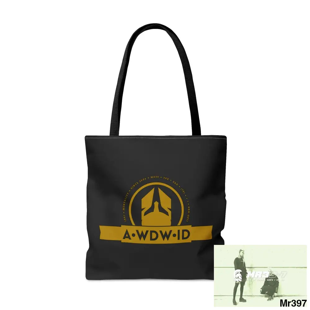 A1-Who Dares Wins ID RSF Melting Headphones Tote Bag (AOP) Bags