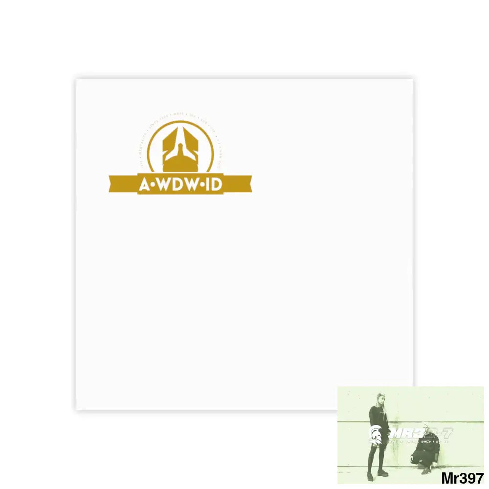 A1- Who Dares Wins ID RSF Post-it® Note Pads 3’’ x 3’’ / White Paper products