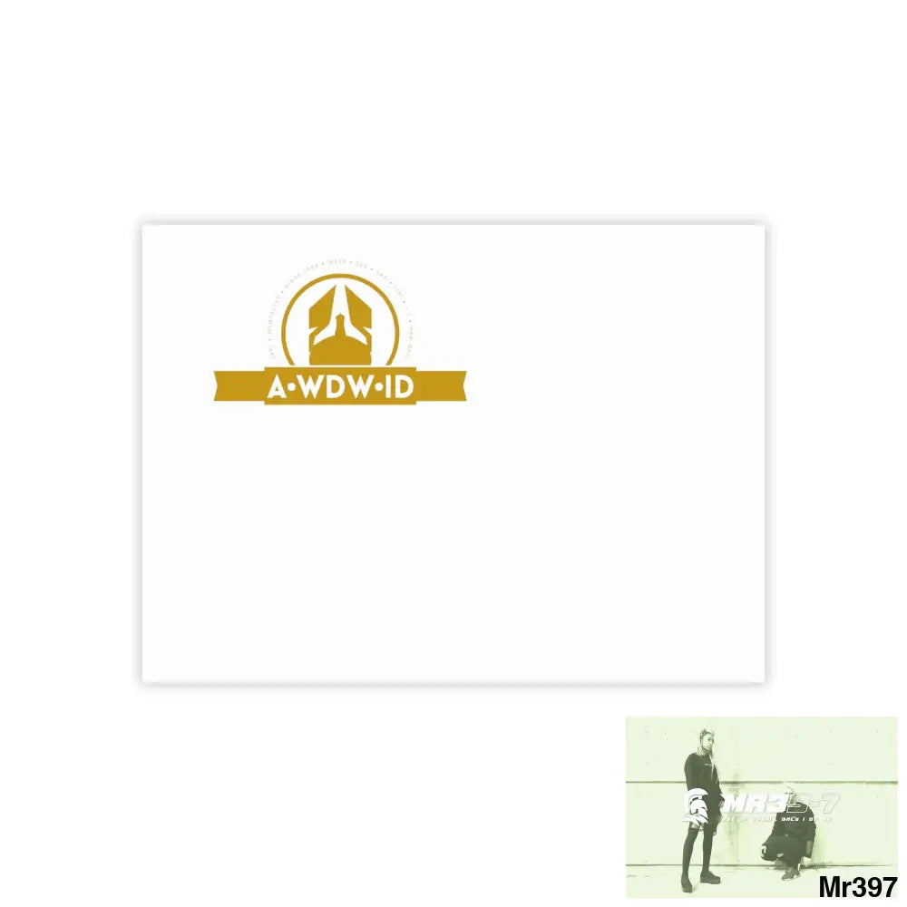 A1- Who Dares Wins ID RSF Post-it® Note Pads 8’’ x 6’’ / White Paper products