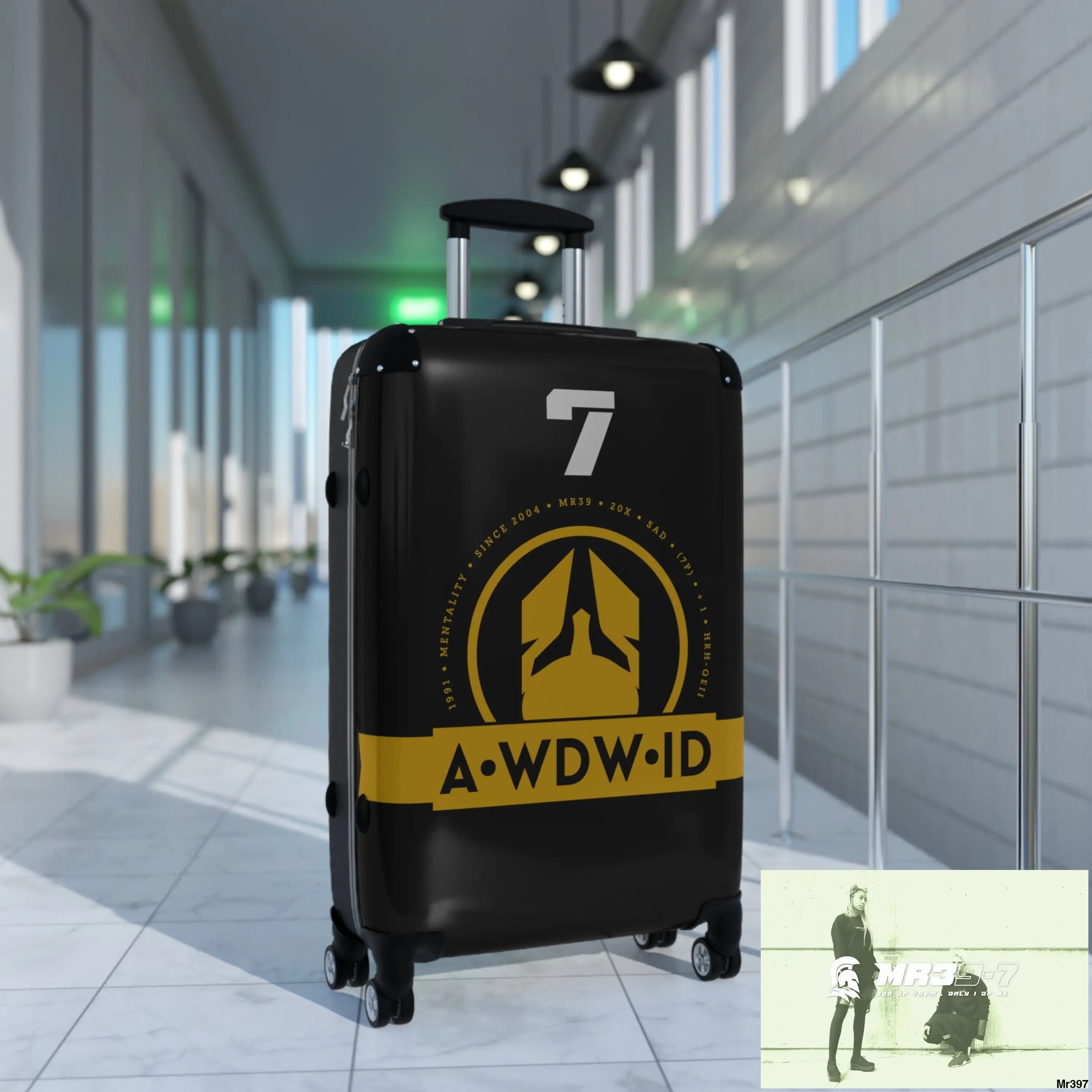 A1 Who Dares Wins (ID-RSF) Suitcase Medium / Black Bags