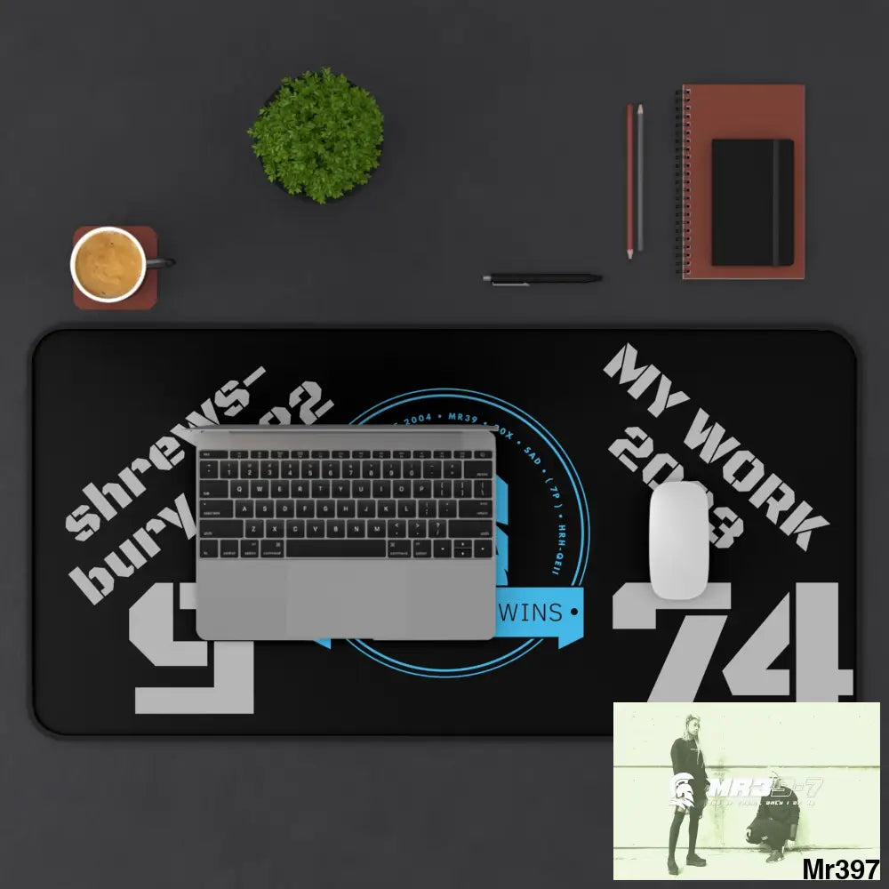 A1-Who Dares Wins ID Shrewsbury My Work 2022-23 Desk Mat Home Decor