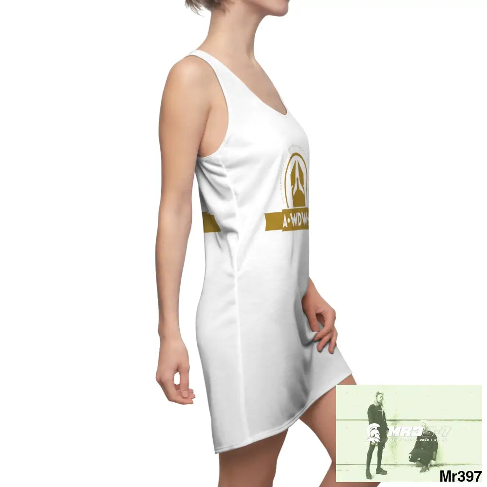 A1- Who Dares Wins ID Women’s Cut & Sew Racerback Dress (AOP) All Over Prints